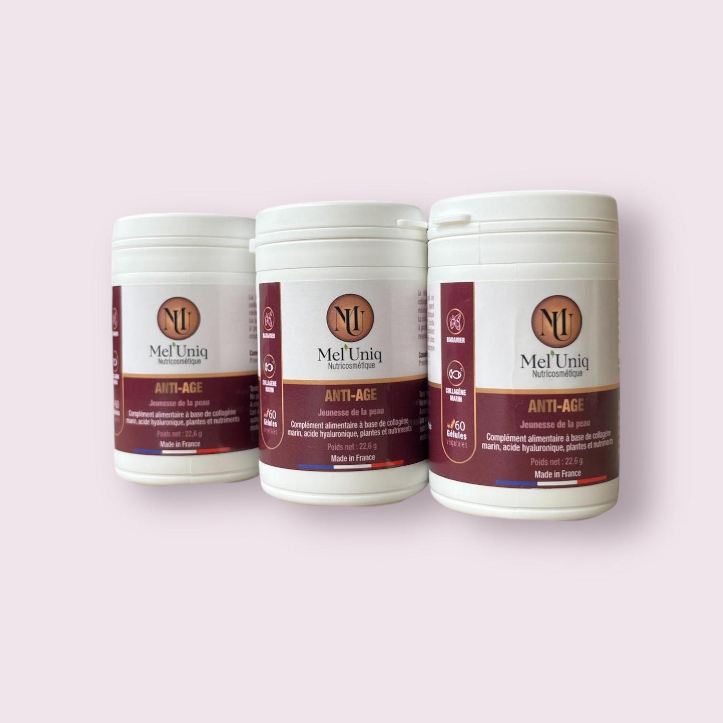 Complément alimentaire Anti-Age Mel'Uniq - Lot de 3