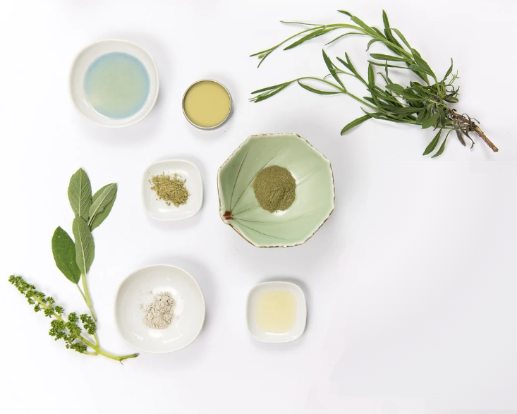 photo d'actifs naturels en poudre