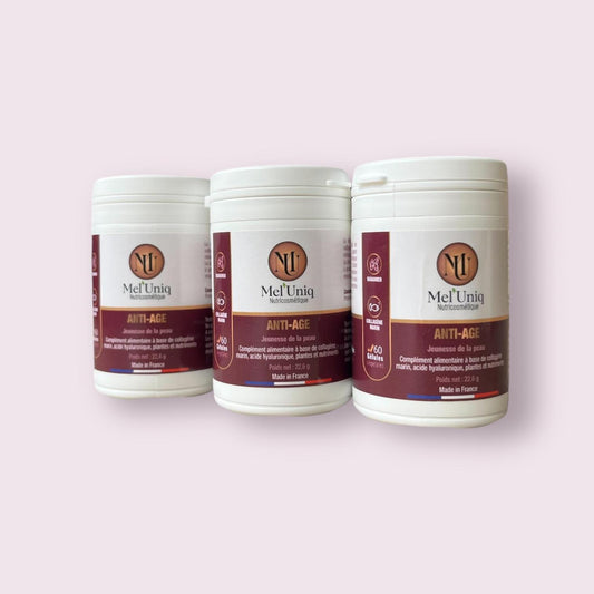Complément alimentaire Anti-Age Mel'Uniq - Lot de 3