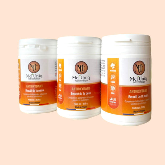 complément alimentaire Antioxydant Mel'Uniq : lot de 3 piluliers