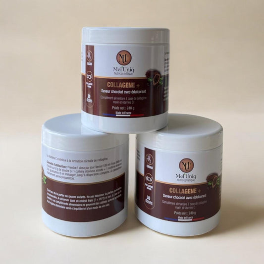 Mel'Uniq - Lot de 3 pots de collagène marin