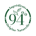 94 % d’ingrédients d’origine naturelle