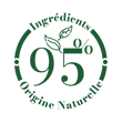 95 % d’ingrédients d’origine naturelle