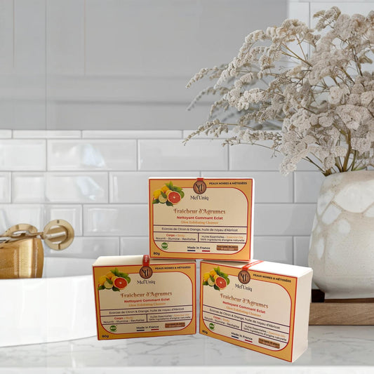 savon gommant éclat "Fraicheur d'Agrumes" - lot de 3